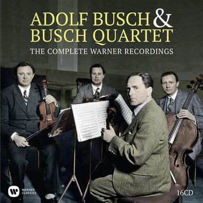 Johann Sebastian Bach (1685-1750): Adolf Busch & Busch Quartet - Warner Cla 25646019