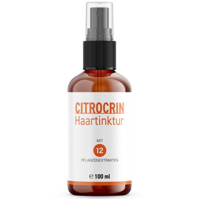 Citrocrin Haartinktur - gepflegtes & starkes Haar - mit feinem Mandarinenduft - 100ml