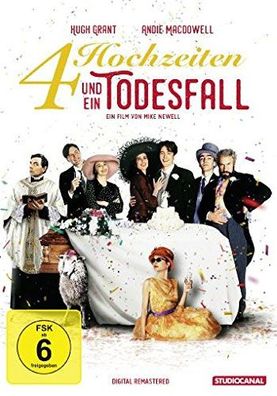 Vier Hochzeiten und ein Todesfall (DVD) Digital Remastered - Studiocanal 506372 - (D