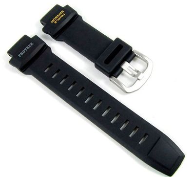 Casio Uhrenarmband Resin schwarz 18mm für PRG-550-1A9J PRG-550