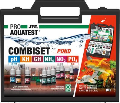 JBL Proaquatest Combiset Pond Wassertestkoffer für Koi- und Gartenteich