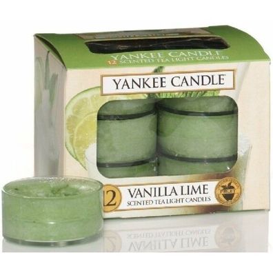 Yankee Kerze Vanille-Limette Teelicht 12x9,8 g
