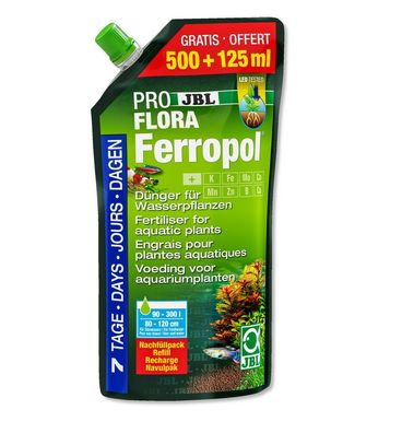 JBL Proflora Ferropol 625 ml Pflanzendünger für Süßwasser-Aquarien