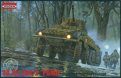 Roden 1:72 705 Schwerer Panzerspähwagen Sd. Kfz. 234/2 Puma