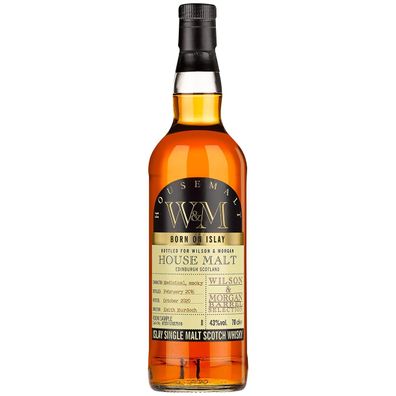 House Malt Islay Whisky 5 Jahre (2016-2020) / 43% 0,7l / Wilson Morgan