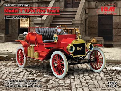 ICM 1:35 35605 Model T 1914 Fire Truck, American Car