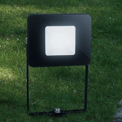 EGLO LED Außenstrahler "FAEDO 4" Alu schwarz Erdspieß 36x11,5cm 97471