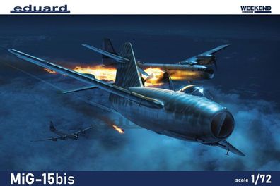 Eduard Plastic Kits 1:72 7461 MiG-15bis, Weekend edition