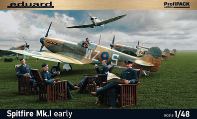 Eduard Plastic Kits 1:48 82152 Spitfire Mk.I early, Profipack