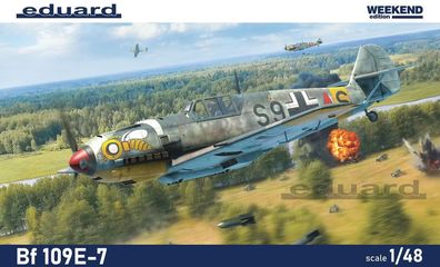 Eduard Plastic Kits 1:48 84178 Bf 109E-7, Weekend edition