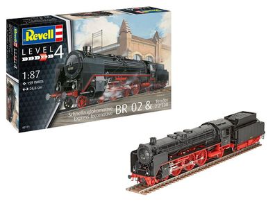 Revell 1:87 2171 Schnellzuglokomotive BR 02 & Tender 2'2'T30