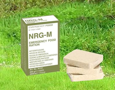 NEU NRG-M Nahrung Ration für Trekking Outdoor Notfall Krise Prepper Survival epa
