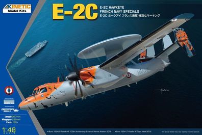 Kinetic 1:48 K48122 E-2C Hawkeye French Navy