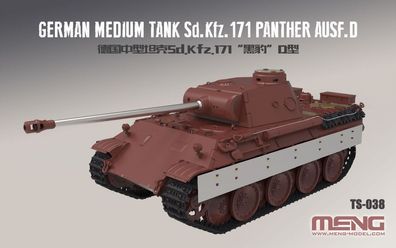 MENG-Model 1:35 TS-038 German Medium Tank Sd. Kfz.171 Panther Ausf.D