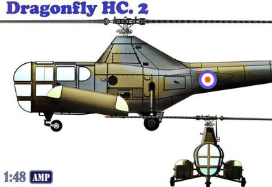 Micro Mir AMP 1:48 AMP48003 Westland WS-51 Dragonfly HC.2 rescue