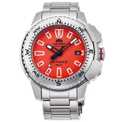 Orient Uhr RA-AC0N02Y10B Herren Armbanduhr Silber