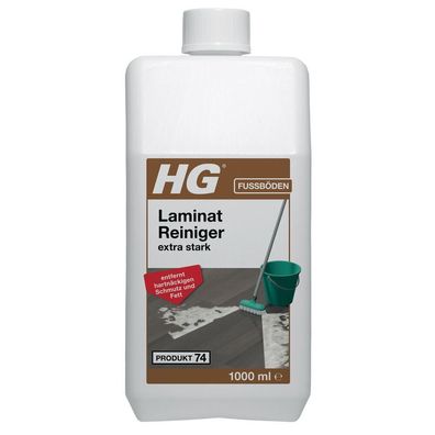 HG Laminat Reiniger extra stark 1 Liter Fußboden Laminatboden Schutz