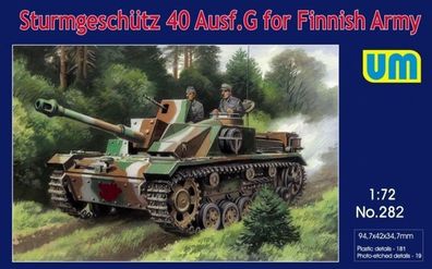 Unimodels 1:72 UM282 Sturmgeschutz 40 Ausf.G for Finnish Army