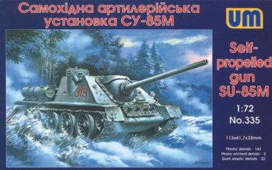 Unimodels 1:72 UM335 Self-propelled Gun SU-85M