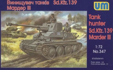 Unimodels 1:72 UM347 Panzerjäger Marder III Sd. Kfz.139