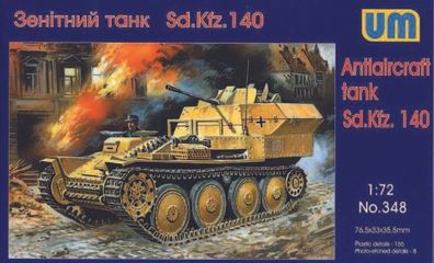 Unimodels 1:72 UM348 Sd. Kfz 140 Flakpanzer