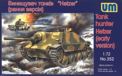 Unimodels 1:72 UM352 Tank hunter Hetzer (early version)