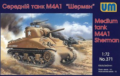 Unimodels 1:72 UM371 Medium Tank M4A1