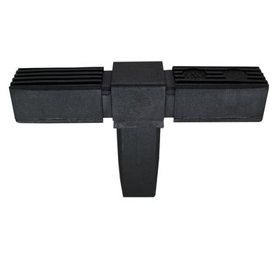 Steckverbinder "T-Stück" stahlverstärkt für 25x25x1,5mm schwarz Verbindungsstück