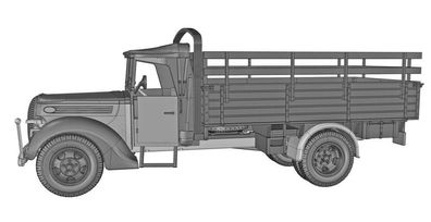 ACE 1:72 ACE72575 G917T 3t German cargo truck (m.1939 soft cab)