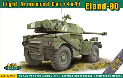 ACE 1:72 ACE72457 Eland-90 Light Armoured Car (4x4) - NEU