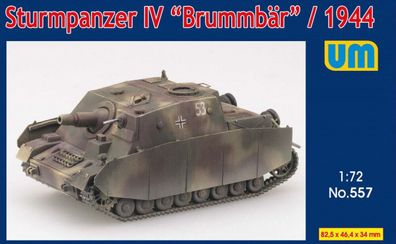Unimodels 1:72 UM557 Sturmpanzer IV Brummbar, 1944