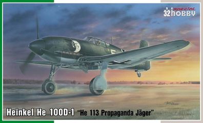 Special Hobby 1:32 100-SH32009 Heinkel He 100D-1 Propaganda Jäger He 113 'Propaganda
