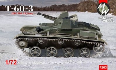 Military Wheels 1:72 MW7263 T-60-3 (ZSU Flak 12,7 mm)
