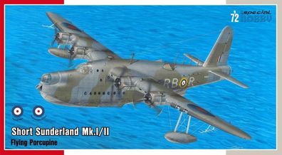Special Hobby 1:72 100-SH72438 Short Sunderland Mk. I/ II The Flying Porcupine