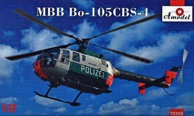 Amodel 1:72 AMO72355 MBB Bo-105CBS-4 Helicopter