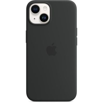 Apple Silikon Case iPhone 14 bk mit MagSafe - mitternacht - Apple MPRU3Z...