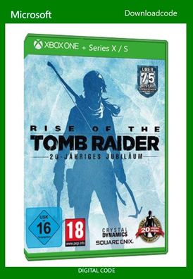 NEU XBOX Series X S Spiel Rise of the Tomb Raider 20 Year Celebration Game Key Code
