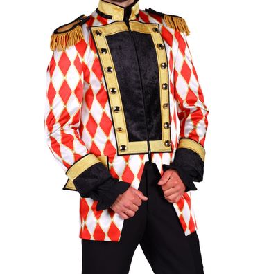 Köln Kostüm Herren Jacke rot weiß Gr. M-XXL Karnevalsjacke Karneval Fasching