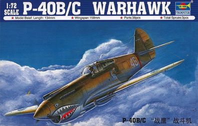 Trumpeter 1:72 1632 P-40B/ C Warhawk