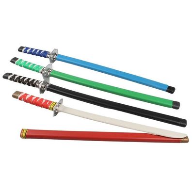 4 Stück Kinder Samurai Schwert aus Kunststoff - ca. 60 cm