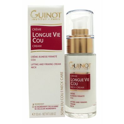 Guinot Longue Vie Cou Firming Vital Halspflege 30ml