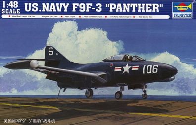 Trumpeter 1:48 2834 US Navy F9F-3 'Panther'