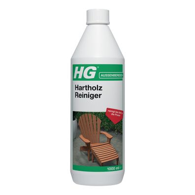 HG 1 Liter Hartholz Reiniger Gartenmöbel Teak Schutz Aufarbeitung