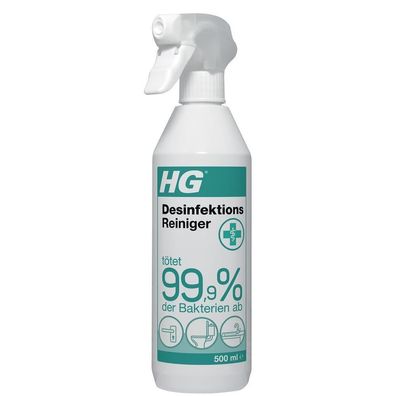 10,58€/ L) HG Desinfektions-Reiniger 500ml Innenbereich Desinfektion Badezimmer