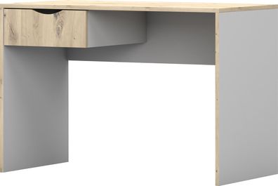 Schreibtisch mit Schublade Tisch JOY I 08 Weiß Arisan Eiche