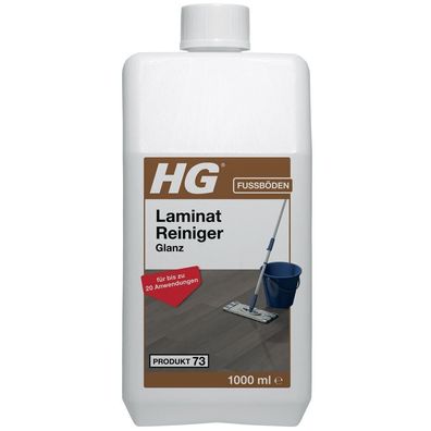 HG Laminat Reiniger Glanz 1 Liter Produkt 73 Glanzerhalt Reinigung Fußboden