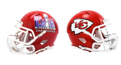 NFL Mini Speed Helm Kansas City Chiefs SuperBowl Champions LVIII Footballhelm