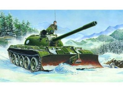 Trumpeter T-55 model 1958 with BTU-55 9360313 in 1:35 Trumpeter 0313 00313