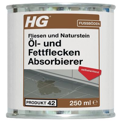 58,76€/ Liter) HG Öl- und Fettflecken Absorbierer 250ml Naturstein Marmor Fliese