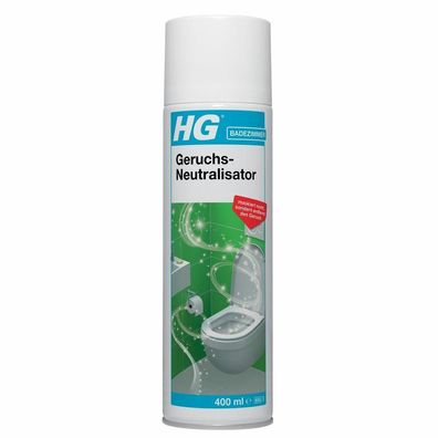 17,48€/ Liter) HG Geruchs-Neutralisator 400ml entfernt Geruch auf Pflanzenbasis